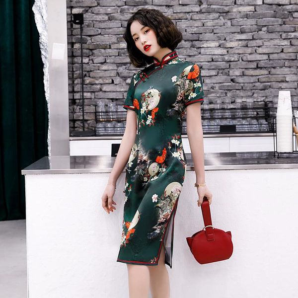 classic chinese cheongsam mandarin collar short -sleeve novelty qipao slim dress for women party gown vestido plus size ethnic clothing, Red
classic chinese cheongsam mandarin collar short -sleeve novelty qipao slim dress for women party gown vestido plus size ethnic clothing, Red