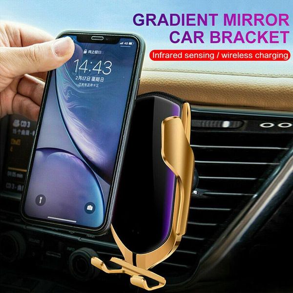 cell phone mounts & holders wireless charger car mount automatic clamping fast charging holder dq-drop
cell phone mounts & holders wireless charger car mount automatic clamping fast charging holder dq-drop
