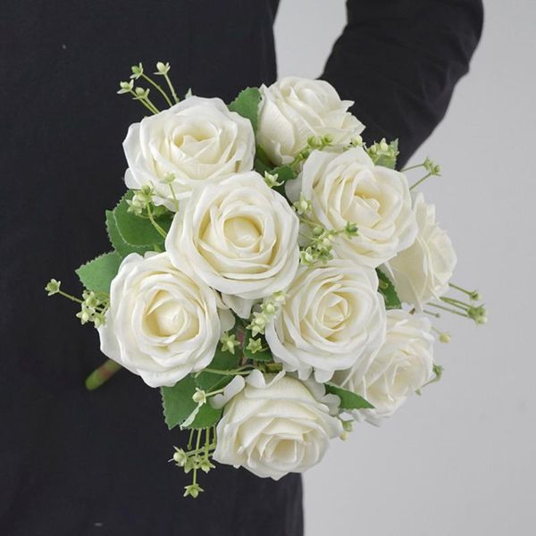 head artificial flower 1 bouquet silk rose floral white red simulated flowers home wedding party decoration decorative & wreaths
head artificial flower 1 bouquet silk rose floral white red simulated flowers home wedding party decoration decorative & wreaths