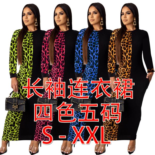 luxury casual drsm7357 women's fall 2021 fashion leopard print stitching long sleeve drs, Black;gray
luxury casual drsm7357 women's fall 2021 fashion leopard print stitching long sleeve drs, Black;gray
