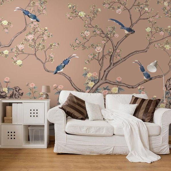 wallpapers modern chinese flower and bird wallpaper living room tv background wall paper film cloth custom fresco
wallpapers modern chinese flower and bird wallpaper living room tv background wall paper film cloth custom fresco