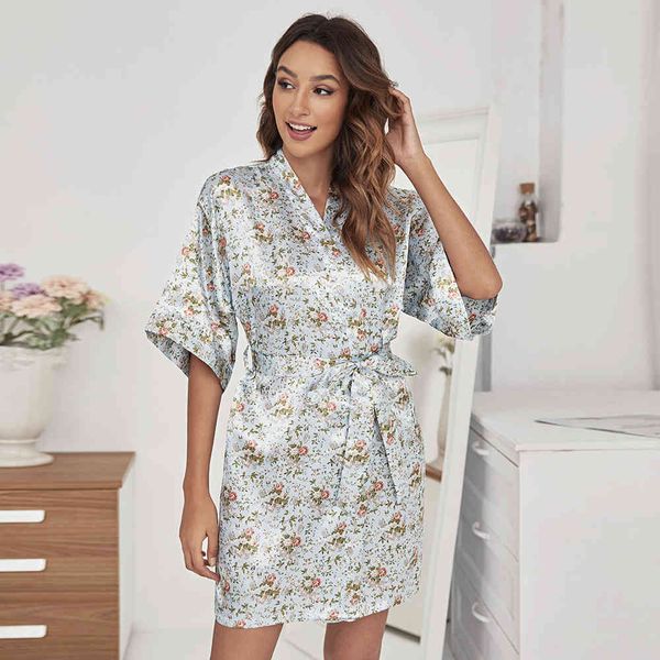women's sleepwear nightgown housewear pajamas summer morning gown kimono printed cardigan silk bathrobe, Black;red
women's sleepwear nightgown housewear pajamas summer morning gown kimono printed cardigan silk bathrobe, Black;red
