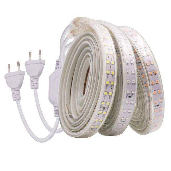 strips waterproof led strip 220v super bright flexible ribbon tape lamps smd2835 180leds/m double row light eu uk plug
strips waterproof led strip 220v super bright flexible ribbon tape lamps smd2835 180leds/m double row light eu uk plug