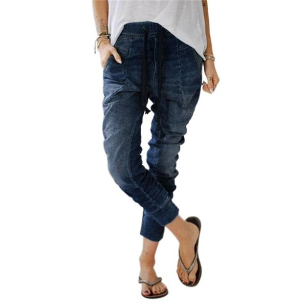 women's jeans casual jogger pants 2021 elastic skinny pencil for women leggings high waist denim drawstring, Blue
women's jeans casual jogger pants 2021 elastic skinny pencil for women leggings high waist denim drawstring, Blue
