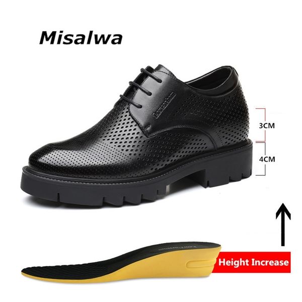 misalwa hollow summer / winter platform high heel 4/7/9 cm height growth formal men derby leather shoe man dress shoes elevator 211102, Black
misalwa hollow summer / winter platform high heel 4/7/9 cm height growth formal men derby leather shoe man dress shoes elevator 211102, Black