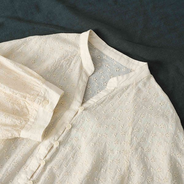 women's blouses & shirts lamtrip unique hollow out embroidery delicate cotton v-neck 3/4 lantern sleeve loose shirt blouse 2021 su, White
women's blouses & shirts lamtrip unique hollow out embroidery delicate cotton v-neck 3/4 lantern sleeve loose shirt blouse 2021 su, White