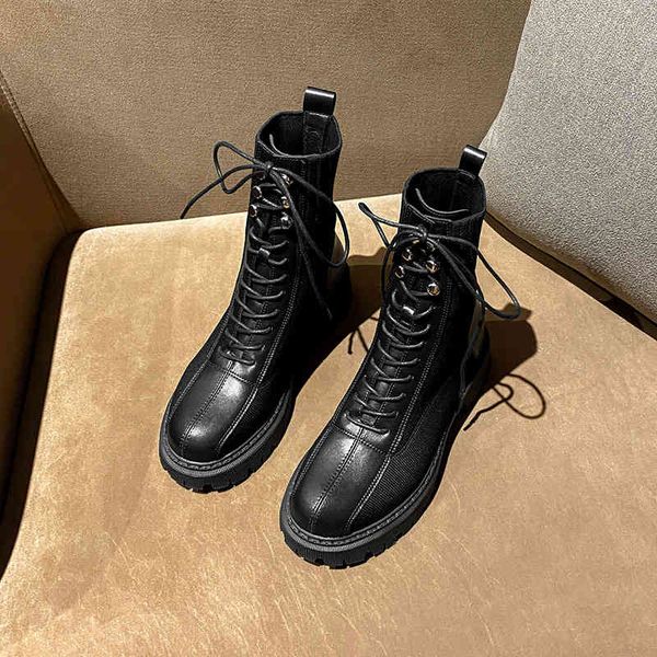 winter new stitching front lace up fashion british style thick soled martin boots daily leisure net red thin women's boots outlet black
winter new stitching front lace up fashion british style thick soled martin boots daily leisure net red thin women's boots outlet black