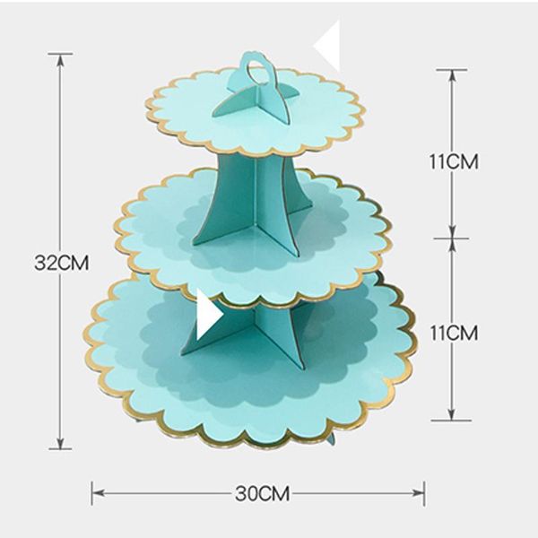 other bakeware bronzing cake stand birthday party wedding decoration diy 3-layer paper craft dessert display tools
other bakeware bronzing cake stand birthday party wedding decoration diy 3-layer paper craft dessert display tools