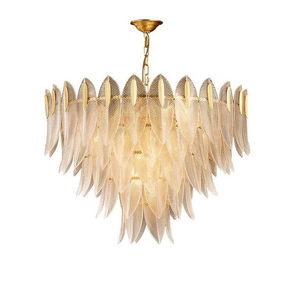 chandeliers led modern multi layer feather glass lampshade ceiling chandelier hanging light lampen suspend lustre for dinnging living room
chandeliers led modern multi layer feather glass lampshade ceiling chandelier hanging light lampen suspend lustre for dinnging living room