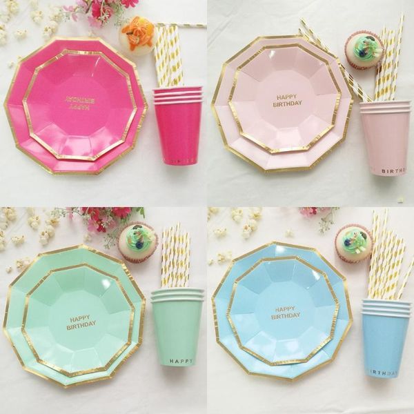 packaging dinner service 8pcs/set colorful paper cups&plates straws wedding birthday decoration baby shower festival for kids tableware part
packaging dinner service 8pcs/set colorful paper cups&plates straws wedding birthday decoration baby shower festival for kids tableware part