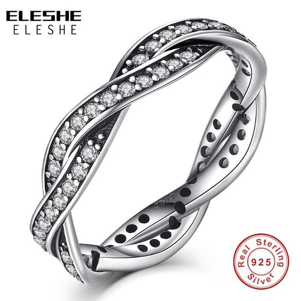 wedding rings eleshe classic real 925 sterling silver engagement crystal cz twist of fate finger for women valentines gift, Slivery;golden
wedding rings eleshe classic real 925 sterling silver engagement crystal cz twist of fate finger for women valentines gift, Slivery;golden