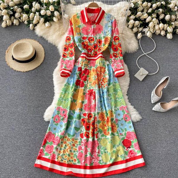 casual dresses 2021 spring summer fall runway floral print long dress ribbon tie neck sleeve women party holiday boho maxi, Black;gray
casual dresses 2021 spring summer fall runway floral print long dress ribbon tie neck sleeve women party holiday boho maxi, Black;gray