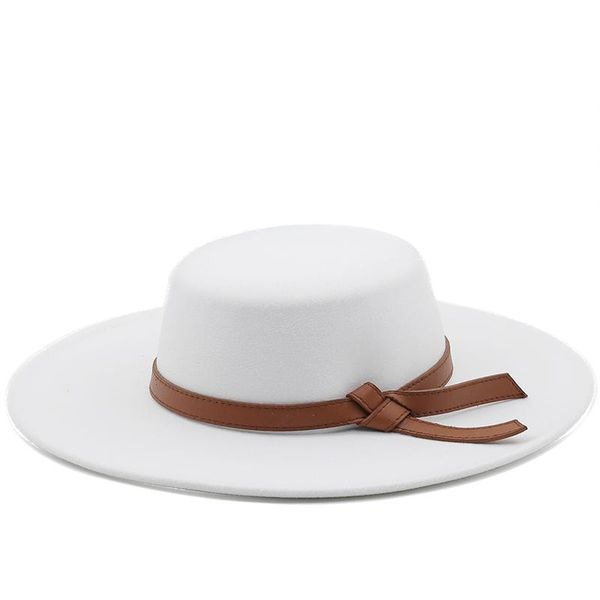 wide brim hats 9.5cm simple hat panama solid felt fedoras with bow for women artificial wool blend jazz cap, Blue;gray
wide brim hats 9.5cm simple hat panama solid felt fedoras with bow for women artificial wool blend jazz cap, Blue;gray