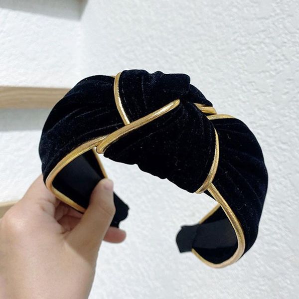 lystrfac style velvet gold rim knotted hairband for women hair accessories ladies headband wide hoop
lystrfac style velvet gold rim knotted hairband for women hair accessories ladies headband wide hoop