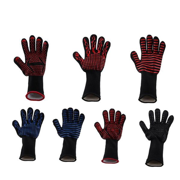 oven mitts 1pc 800°c non-slip silicone heat resistant bbq gloves high temperature protector for barbecue, cooking, baking 
oven mitts 1pc 800°c non-slip silicone heat resistant bbq gloves high temperature protector for barbecue, cooking, baking