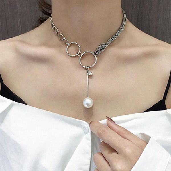 pendant necklaces 1pcs women retro double circle pearl clavicle silver color chain necklace birthday party jewelry gift
pendant necklaces 1pcs women retro double circle pearl clavicle silver color chain necklace birthday party jewelry gift