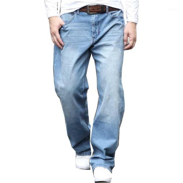 men's pants fashion elastic men jeans straight comfortable loose baggy hip hop denim cotton light blue wide leg trouser large size 44, Black
men's pants fashion elastic men jeans straight comfortable loose baggy hip hop denim cotton light blue wide leg trouser large size 44, Black