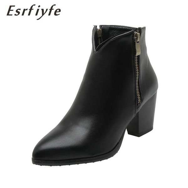 boots esrfiyfe 2021 autumn ankle women microfiber wedges heels western pointed toe zipper fashion winter women's, Black
boots esrfiyfe 2021 autumn ankle women microfiber wedges heels western pointed toe zipper fashion winter women's, Black