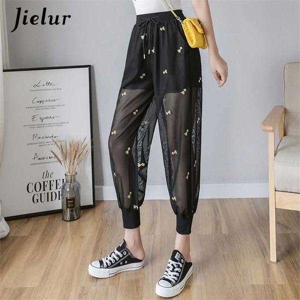 jielur ice silk pants female embroidery harem women thin loose mesh casual sunscreen black pantalon femme s-xxl 211115, Black;white
jielur ice silk pants female embroidery harem women thin loose mesh casual sunscreen black pantalon femme s-xxl 211115, Black;white