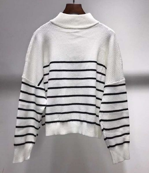 sweaters autumn winter women striped patterns knitting long sleeve casual basic sweaters pullover female, White;black
sweaters autumn winter women striped patterns knitting long sleeve casual basic sweaters pullover female, White;black