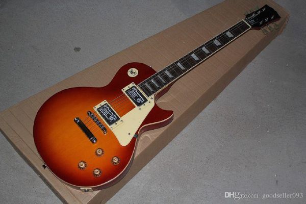 lp standard electric guitar with flamed maple heritage cherry sunburst guitar @21
lp standard electric guitar with flamed maple heritage cherry sunburst guitar @21