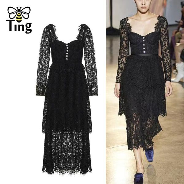 casual dresses tingfly arrivals sp lace midi long party dinner dress skinny lady high waist square collar summer vestidos, Black;gray
casual dresses tingfly arrivals sp lace midi long party dinner dress skinny lady high waist square collar summer vestidos, Black;gray