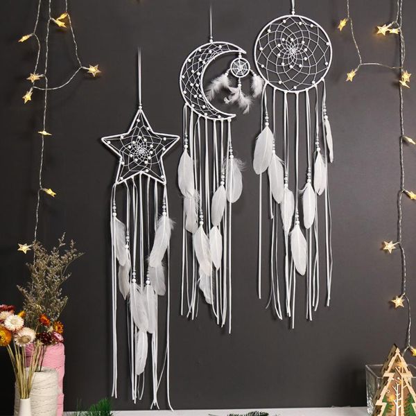 decorative objects & figurines mini moon wind chimes dream catcher handmade catchers net hanging decoration ornament for room car feng shui
decorative objects & figurines mini moon wind chimes dream catcher handmade catchers net hanging decoration ornament for room car feng shui