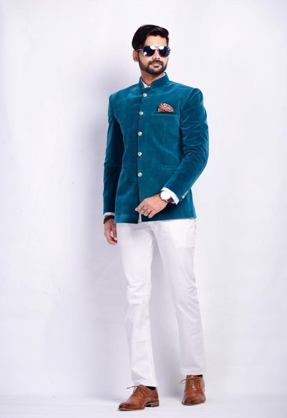 men's suits & blazers blue velvet designer jackets stand-up collar party groom formal wear prom tuxedos man blazer suit only one piece, White;black
men's suits & blazers blue velvet designer jackets stand-up collar party groom formal wear prom tuxedos man blazer suit only one piece, White;black