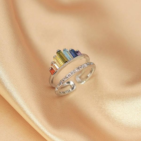 wedding rings korea fashion rainbow zircon crown opening adjustable ladies index finger ring gift woman jewelry 2021, Slivery;golden
wedding rings korea fashion rainbow zircon crown opening adjustable ladies index finger ring gift woman jewelry 2021, Slivery;golden