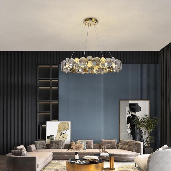 chandeliers led postmodern round golden designer chandelier lighting lustre suspension luminaire lampen for foyer
chandeliers led postmodern round golden designer chandelier lighting lustre suspension luminaire lampen for foyer