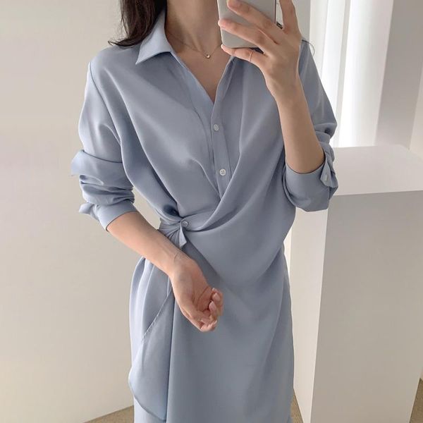 casual dresses heydress autumn women solid shirts office lady loose turndown collar irregular dress midi vestidos robe mujer, Black;gray
casual dresses heydress autumn women solid shirts office lady loose turndown collar irregular dress midi vestidos robe mujer, Black;gray