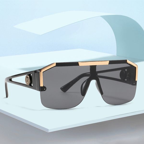 2021 fashion luxury brand large square sunglasses men women vintage metal large frame semi-fringe one lens sunglasses uv400 glasses wholesal, Silver
2021 fashion luxury brand large square sunglasses men women vintage metal large frame semi-fringe one lens sunglasses uv400 glasses wholesal, Silver