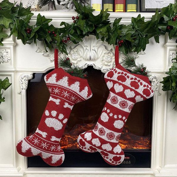 christmas decorations tree hanging decoration santa claus socks gift candy bag bone pattern year party decor for home·
christmas decorations tree hanging decoration santa claus socks gift candy bag bone pattern year party decor for home·