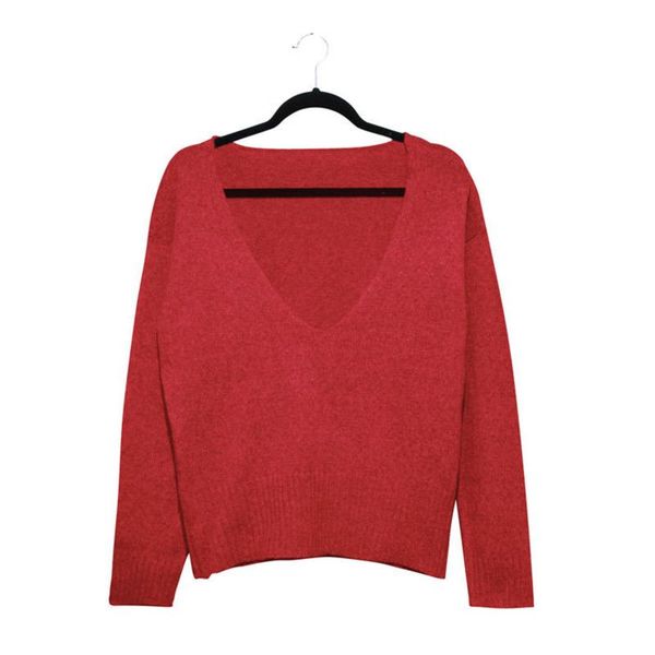 pull femme 2021 autumn winter knitted pullover women sweaters solid jumper deep v-neck long sleeve sweater lsm39 women's, White;black
pull femme 2021 autumn winter knitted pullover women sweaters solid jumper deep v-neck long sleeve sweater lsm39 women's, White;black