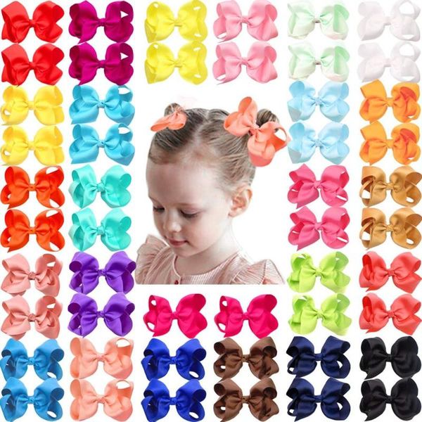 hair accessories 50pcs 4.5" girls bows for bulk alligator clips baby toddler kids 25 colors in pairs, Slivery;white
hair accessories 50pcs 4.5" girls bows for bulk alligator clips baby toddler kids 25 colors in pairs, Slivery;white