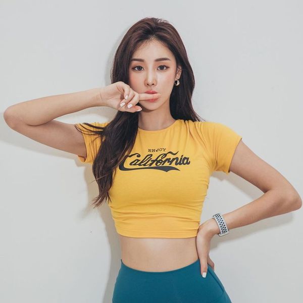 open navel fitness summer women's fast dry yoga gym exercise clothes running short sleeves, Gray
open navel fitness summer women's fast dry yoga gym exercise clothes running short sleeves, Gray