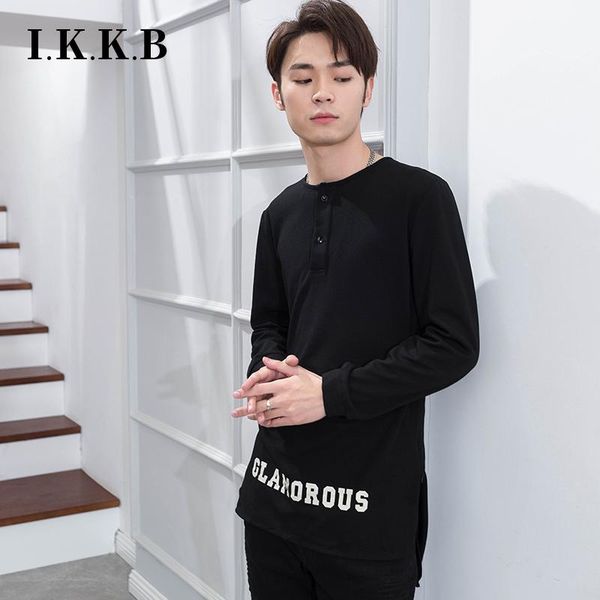 men's hoodies & sweatshirts spring and autumn mid long front short back crew neck slim bottomed shirt korean fashion, Black
men's hoodies & sweatshirts spring and autumn mid long front short back crew neck slim bottomed shirt korean fashion, Black