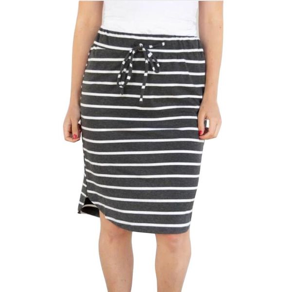 skirts rok vrouwen fashion hight taille streep zomer elastische kant-up vakantie strand knielange, Black
skirts rok vrouwen fashion hight taille streep zomer elastische kant-up vakantie strand knielange, Black