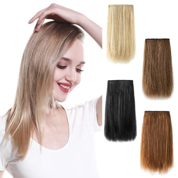 synthetic wigs one piece side hair pads volume increase clip-on fake straight auburn natural hairpiece 7 inches, Black
synthetic wigs one piece side hair pads volume increase clip-on fake straight auburn natural hairpiece 7 inches, Black
