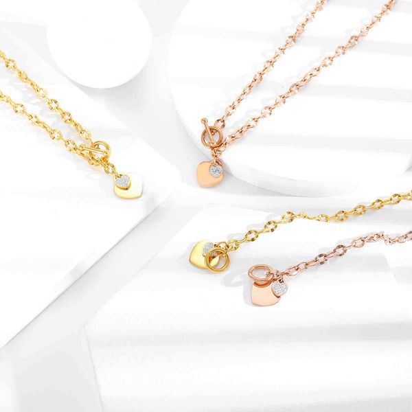 ins net red blogger's same ot button necklace titanium steel love necklace fashion little fresh female necklaces, Silver
ins net red blogger's same ot button necklace titanium steel love necklace fashion little fresh female necklaces, Silver