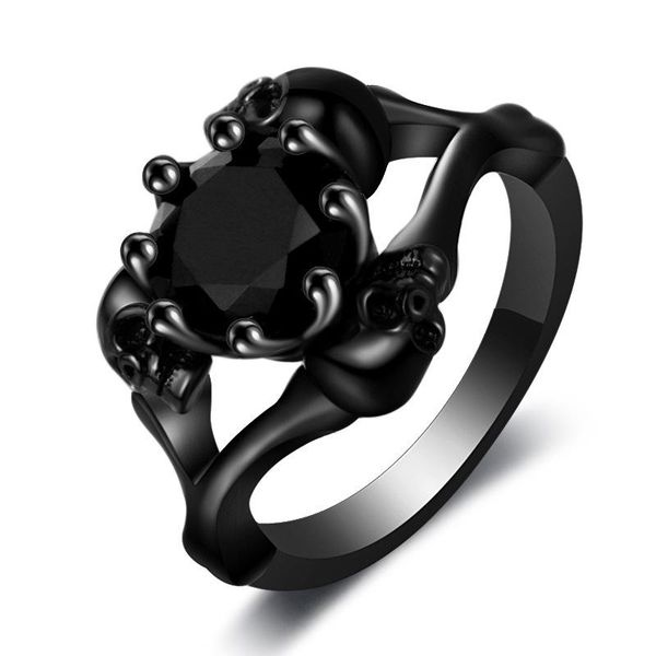 cluster rings punk skull wedding crystal cz gothic flower for women ring jewelry, Golden;silver
cluster rings punk skull wedding crystal cz gothic flower for women ring jewelry, Golden;silver