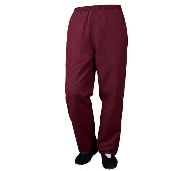 men's pants chinese traditional wu shu tai chi loose tang suit long trousers pantalones 100% cotton burgundy harem, Black
men's pants chinese traditional wu shu tai chi loose tang suit long trousers pantalones 100% cotton burgundy harem, Black
