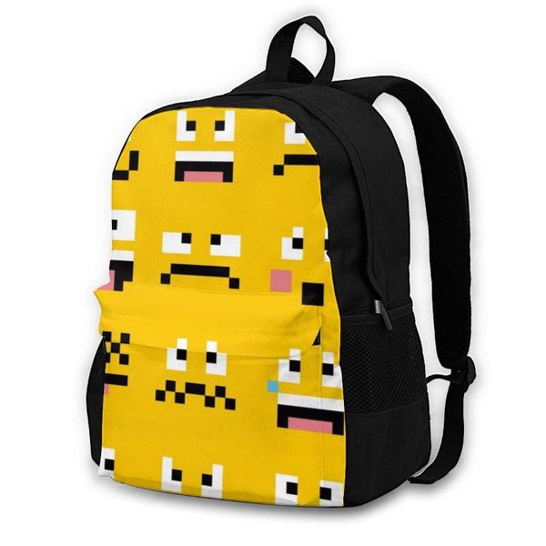 backpack different cartoon pixel faces shoulder bag casual women teenage girl school bagpack
backpack different cartoon pixel faces shoulder bag casual women teenage girl school bagpack