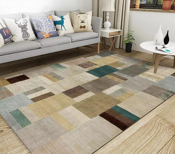 wallpapers 3d floor wallpaper abstract geometry square living room carpet style picture