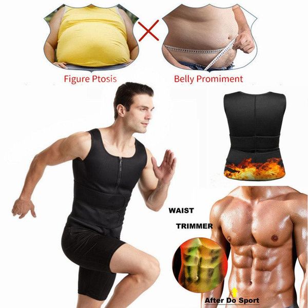 gym clothing men body shaper waist trainer sauna suit tummy control slimming shapewear sweat corsest vest, White;black
gym clothing men body shaper waist trainer sauna suit tummy control slimming shapewear sweat corsest vest, White;black