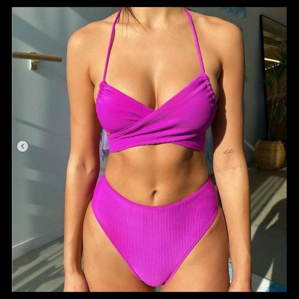 women's swimwear summer knitted fashion bikini suit a variety of ways to wear womens split beachwear pink -40, White;black
women's swimwear summer knitted fashion bikini suit a variety of ways to wear womens split beachwear pink -40, White;black