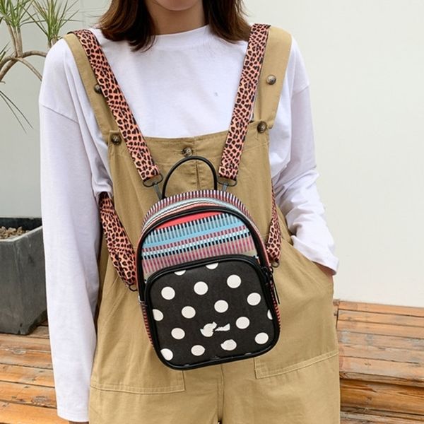 2021 new fashion brand small backpack women's multipurpose wave point net red ins single shoulder messenger bag travel outdoor backpack
2021 new fashion brand small backpack women's multipurpose wave point net red ins single shoulder messenger bag travel outdoor backpack