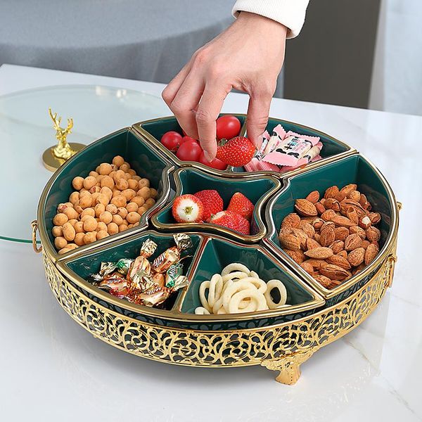 luxury nordic creative gold deer ceramic dry fruit snack plates 7 grids round candy box platter home collection dishes &
luxury nordic creative gold deer ceramic dry fruit snack plates 7 grids round candy box platter home collection dishes &