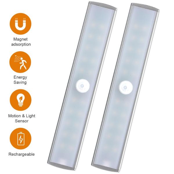 leds magnetic led under cabinet lighting motion sensor closet lamp night light for wardrobe stairs
leds magnetic led under cabinet lighting motion sensor closet lamp night light for wardrobe stairs
