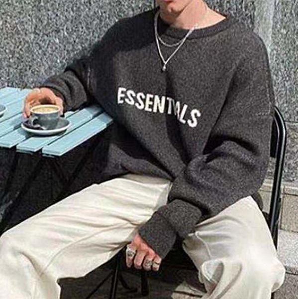 mens front logo knit crewneck 7 colors casual oversize knitted crew neck sweaters men women hip hop streetwear mg210097, Black
mens front logo knit crewneck 7 colors casual oversize knitted crew neck sweaters men women hip hop streetwear mg210097, Black